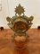 19th Century Ornate Brass Desk Clock 10