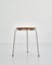 Model AJ3170 Teak Stools by Arne Jacobsen for Fritz Hansen, 1950s, Set of 6 5