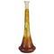 Große Mehrschichtige Soliflore Vase aus Glas 1