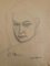 Raymond Cazanove, Portrait, Pencil Drawing, 1940 1