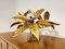 Brass Flower Table or Ceiling Light by Willy Daro, 1970s, Image 2