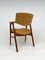 Danish Teak and Leather Desk Chair by Erik Kirkegaard, 1960s 8