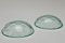 Glass Beveled Bowls or Vide Poche, Italy, 1960s, Set of 2 3