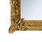Rectangular Handcrafted Gold Foil Wood Mirror, 1970s 2