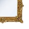 Regency Rectangular Handcrafted Gold Foil Wood Wall Mirror, 1970s 4