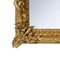 Regency Rectangular Handcrafted Gold Foil Wood Wall Mirror, 1970s 2