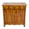 19th Century Biedermeier Walnut Half Cabinet, Image 1