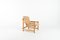 Scandinavian Pine Lounge Chair from Hameen Kalustaja, Finland, 1960s, Image 1