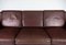 3-Seat Sofa with Red Brown Leather from Stouby Furniture, 1960s 7