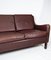 3-Sitzer Sofa aus Rotem Leder von Stouby Furniture, 1960er 5