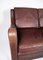 3-Seat Sofa with Red Brown Leather from Stouby Furniture, 1960s 6
