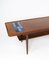 Coffee Table in Teak with Blue Tiles, 1960s 3