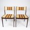 Danish Dark Wood Chairs, 1960s, Set of 2 2