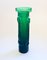 Moderne skandinavische Mid-Century Vase aus grünem Kunstglas, 1960er 1