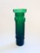 Moderne skandinavische Mid-Century Vase aus grünem Kunstglas, 1960er 14