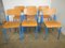 Italian Desk Chairs from Vastarredo, 1980s, Set of 6, Image 1