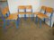 Italian Desk Chairs from Vastarredo, 1980s, Set of 6 2