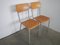 Chaises de Bureau, Italie, 1970s, Set de 2 3