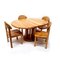 Vintage Danish Pine Dining Table & Chairs Set by Rainer Daumiller, 1970s, Set of 5 4