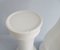 White Glazed Ceramic Flower Columns, 1980s, Set of 2 6