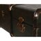 Italian Green Wood and Hemp Canvas Travel Trunk, 1920s, Image 5