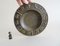 Brass Ashtray with Zodiac Relief from M Plum Luxa, 1950s, Set of 2, Image 3