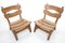 Brutalist Oak Fireside Chairs from AWA Meubelfabriek, 1960s, Set of 2 8