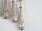 Antique French Silvered Brass Cutlery, 1700s, Set of 10 5