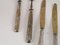 Antique French Silvered Brass Cutlery, 1700s, Set of 10, Image 6