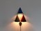 Dänische Mosaik Wandlampe mit Drei Schattierungen von Bent Karlby für Lyfa, 1950er 10