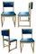 Chaises de Salon Modernistes, 1970s, Set de 4 2