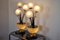 Italian Art Deco Style Alabaster & Murano Crystal Table Lamps, 1960s, Set of 2 4