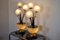 Italian Art Deco Style Alabaster & Murano Crystal Table Lamps, 1960s, Set of 2, Image 4