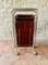 Mid-Century Brass Bar Cart with Formica Trays on Multi-Directional Wheels, 1960s, Image 18