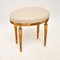 Antique French Giltwood Stool, Image 2