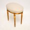 Antique French Giltwood Stool 3