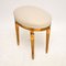 Antique French Giltwood Stool, Image 3