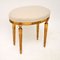 Antique French Giltwood Stool, Image 7