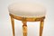 Antique French Giltwood Stool, Image 6