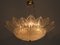 Italienische Deckenlampe im Barovier & Toso Stil aus Muranoglas, 1970er 2
