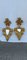 Specchi antichi foglia oro, Spagna, set di 2, Immagine 1