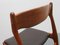 Teak & Leather Dining Chairs by Erik Buch, 1960s, Set of 6 4