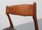Teak & Leather Dining Chairs by Erik Buch, 1960s, Set of 6 3