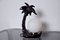 Lampada da tavolo con palma in ceramica, Francia, anni '70, Immagine 1