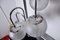 Art Deco Style Chromed Spiral Table Lamp with 4 Globes, 1970s, Image 7