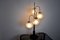 Lampe de Bureau Style Spiral Chromée Art Déco avec 4 Globes, 1970s 4