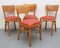 Beech & Leatherette Dining Chairs, 1950s, Set of 4 6