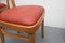 Beech & Leatherette Dining Chairs, 1950s, Set of 4, Image 2