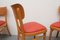Beech & Leatherette Dining Chairs, 1950s, Set of 4 3
