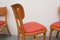 Beech & Leatherette Dining Chairs, 1950s, Set of 4, Image 3